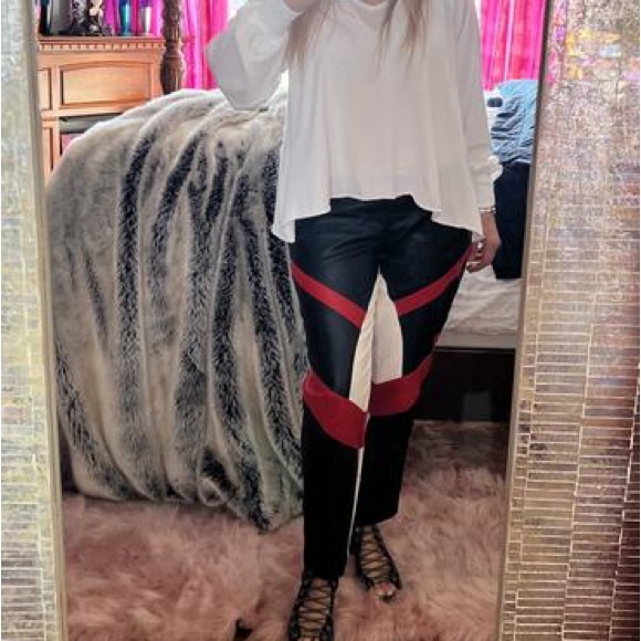 We The Free Color Block Rebel Vegan Pants BNWT - Picture 8 of 13